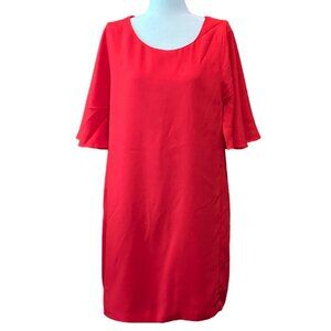 The Limited Womens Red Flutter Sleeve Dress XL